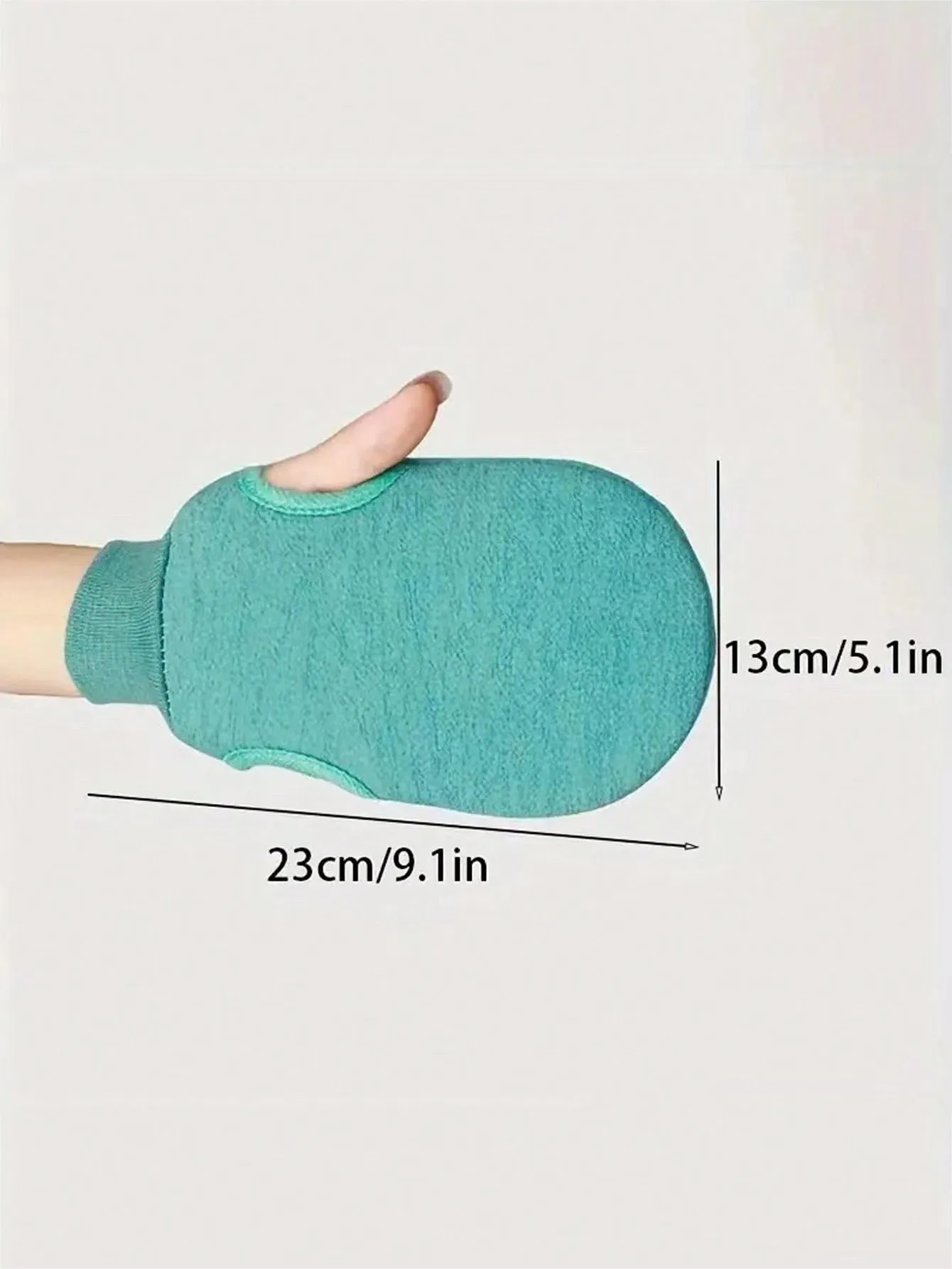 1pc Deep Exfoliating Mitt Smooth And Radiant - Body Scrubber Bath And Shower - Cleans Dead Dry - Gentle And Effective Exfoliating Glove Random Color