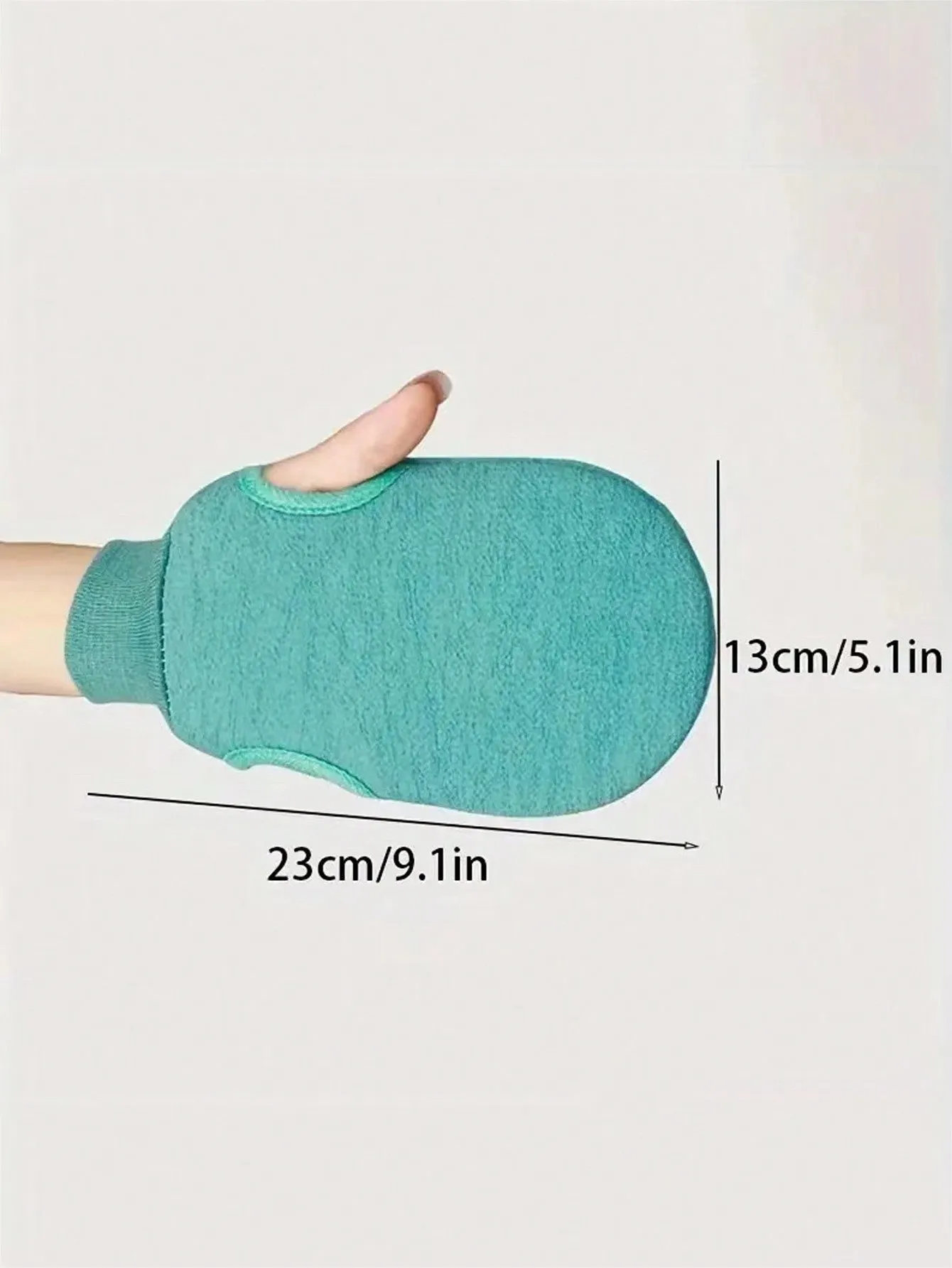 1pc Deep Exfoliating Mitt Smooth And Radiant - Body Scrubber Bath And Shower - Cleans Dead Dry - Gentle And Effective Exfoliating Glove Random Color