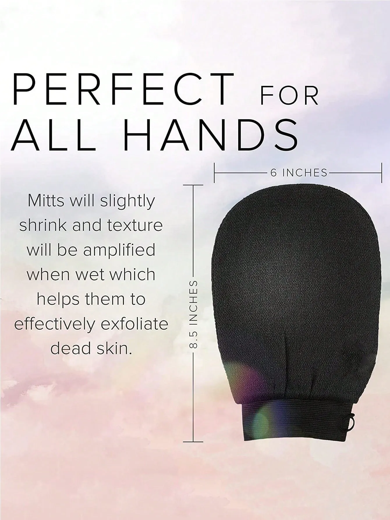 1pc Deep Exfoliating Mitt Smooth And Radiant - Body Scrubber Bath And Shower - Cleans Dead Dry - Gentle And Effective Exfoliating Glove
