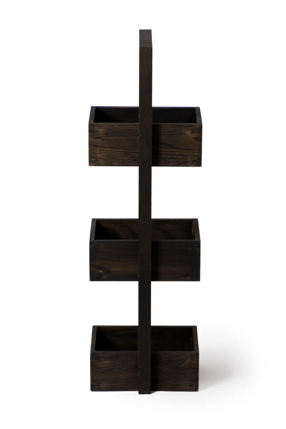 3 Tray Oak Storage Caddy | Wireworks Caddy Mezza