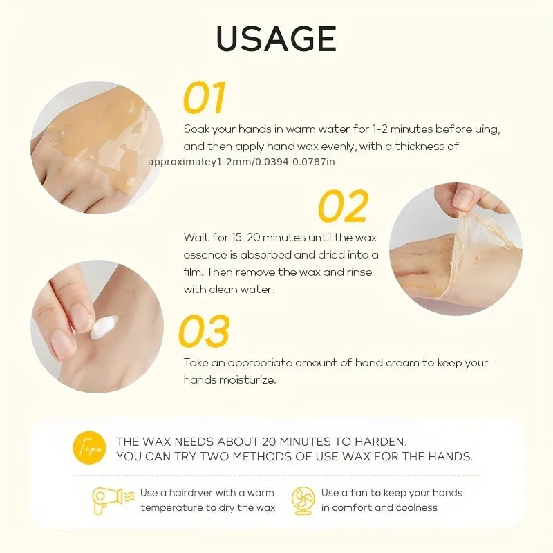 50g Milk  Honey Hand Wax Soften Hydrate and Nourish Your Hands