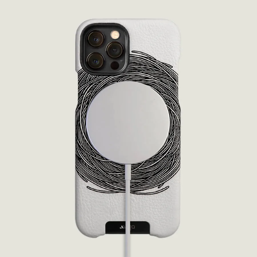 Around iPhone 12 Pro leather case with MagSafe