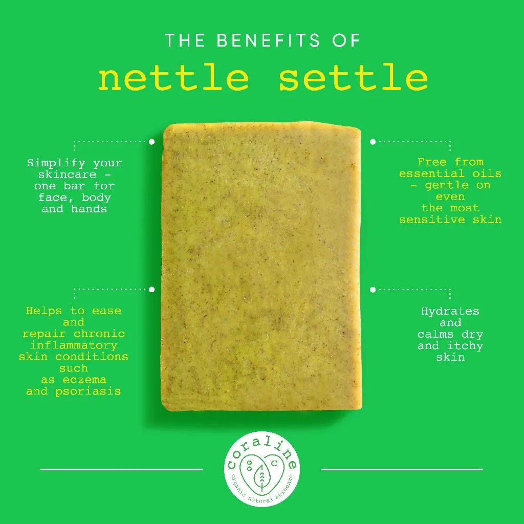 'As Nature Intended' Calming Twin Set - Organic Chamomile and Yarrow/Calendula and Nettle Soap Bars