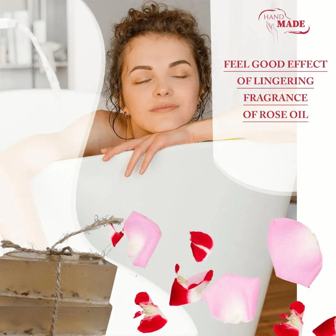 Astro Plus Rose Soap Homemade I Natural Rose Soap At Home For Your Healthy Skin I Homemade Rose Soap Use For Deep Cleansing & Glowing Skin