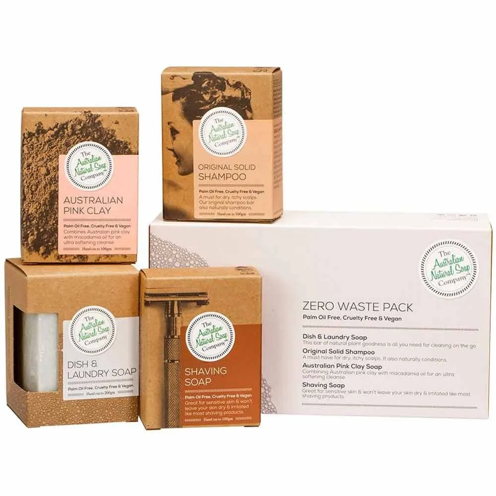 Australian Natural Soap Company Gift Box - Zero Waste Pack