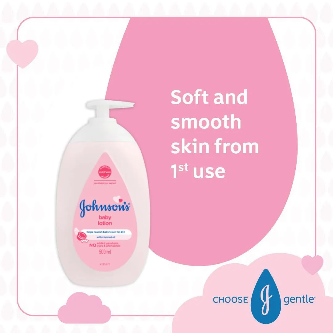 BUYJOHNSON'S Baby Lotion Imported – Gentle Moisturizing Lotion for Babies 350ml