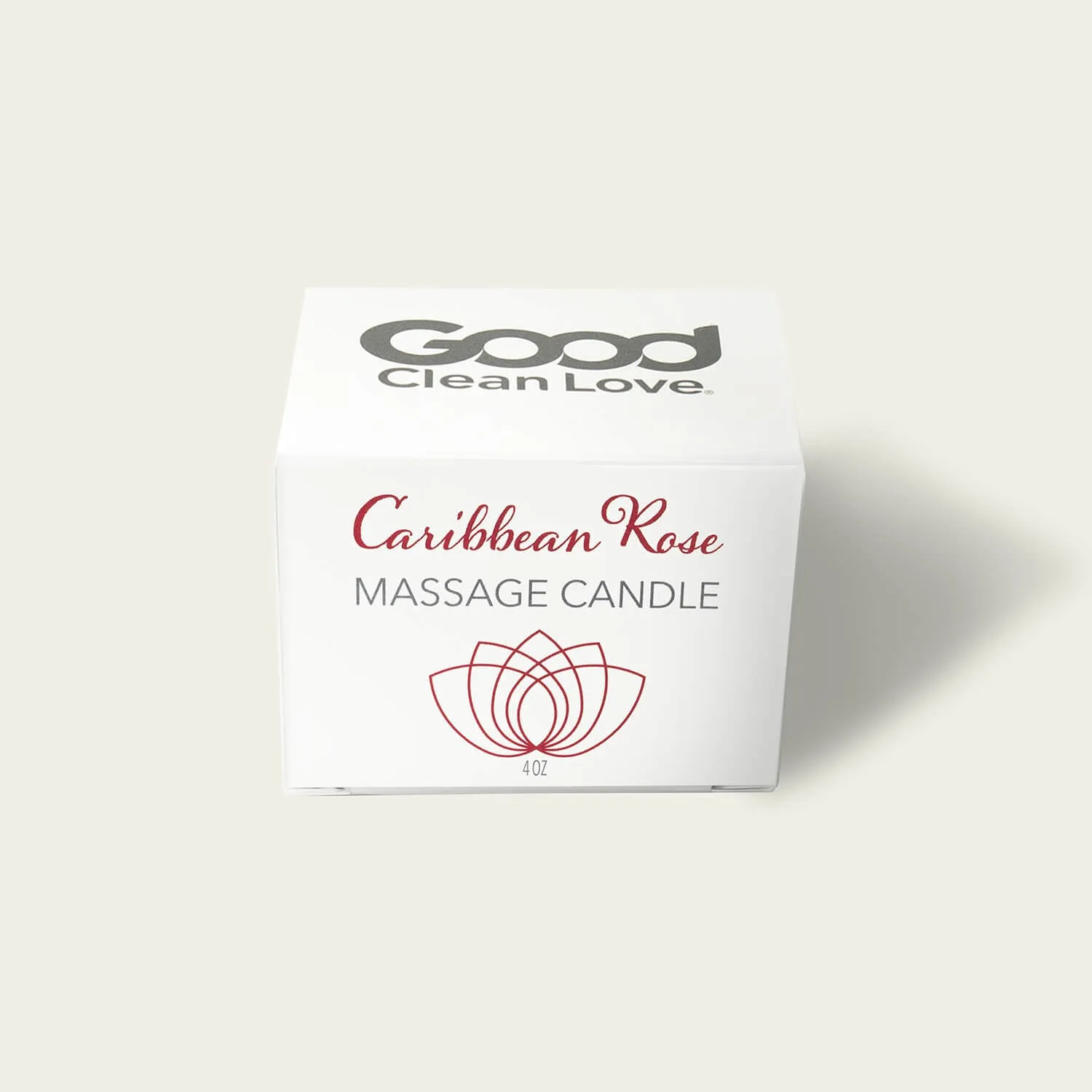 Caribbean Rose Massage Candle 4 oz