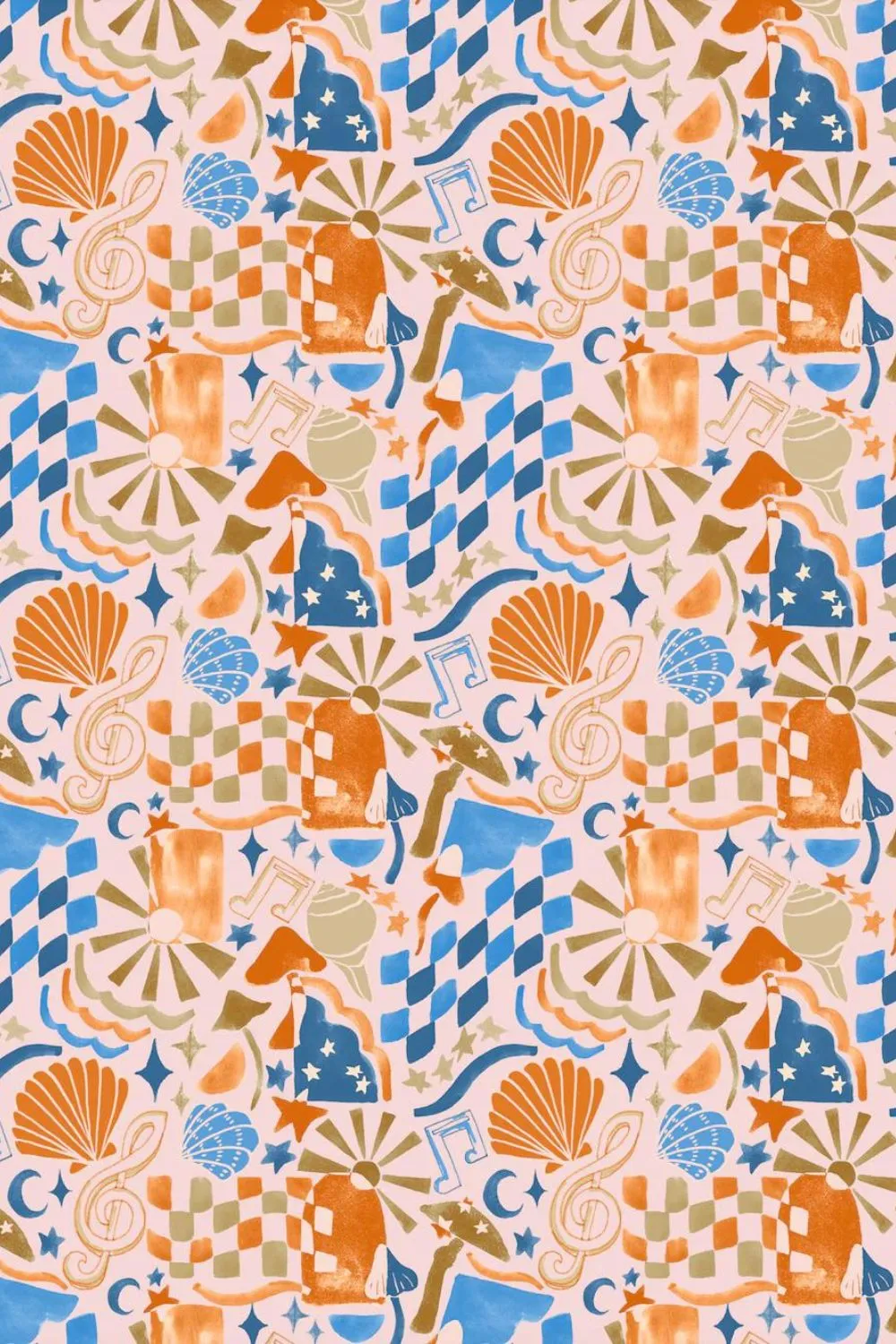 Dahlia shower cap in Yacht Vibes