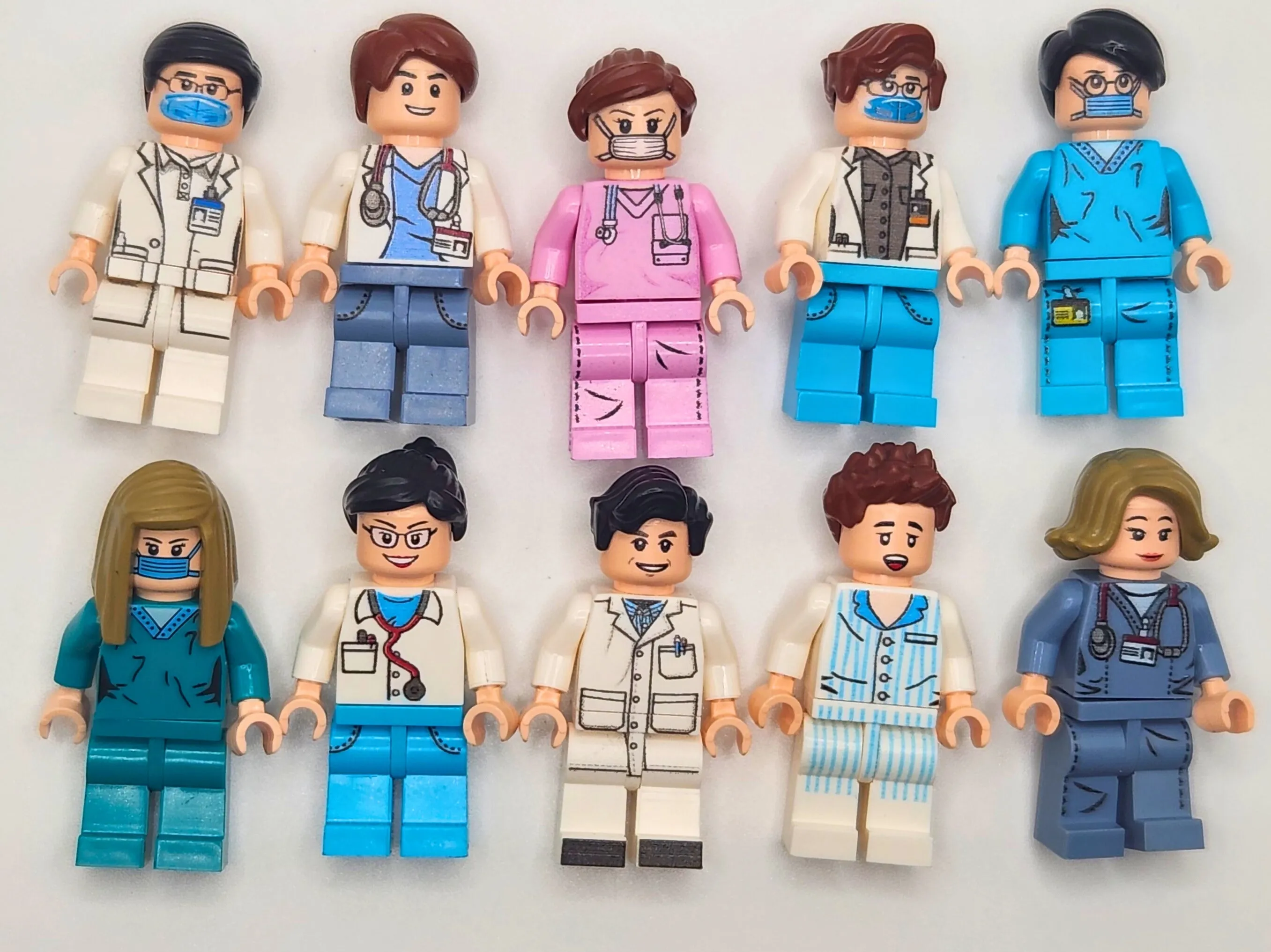Doctor and Nurse Heroes - Mil-Blox