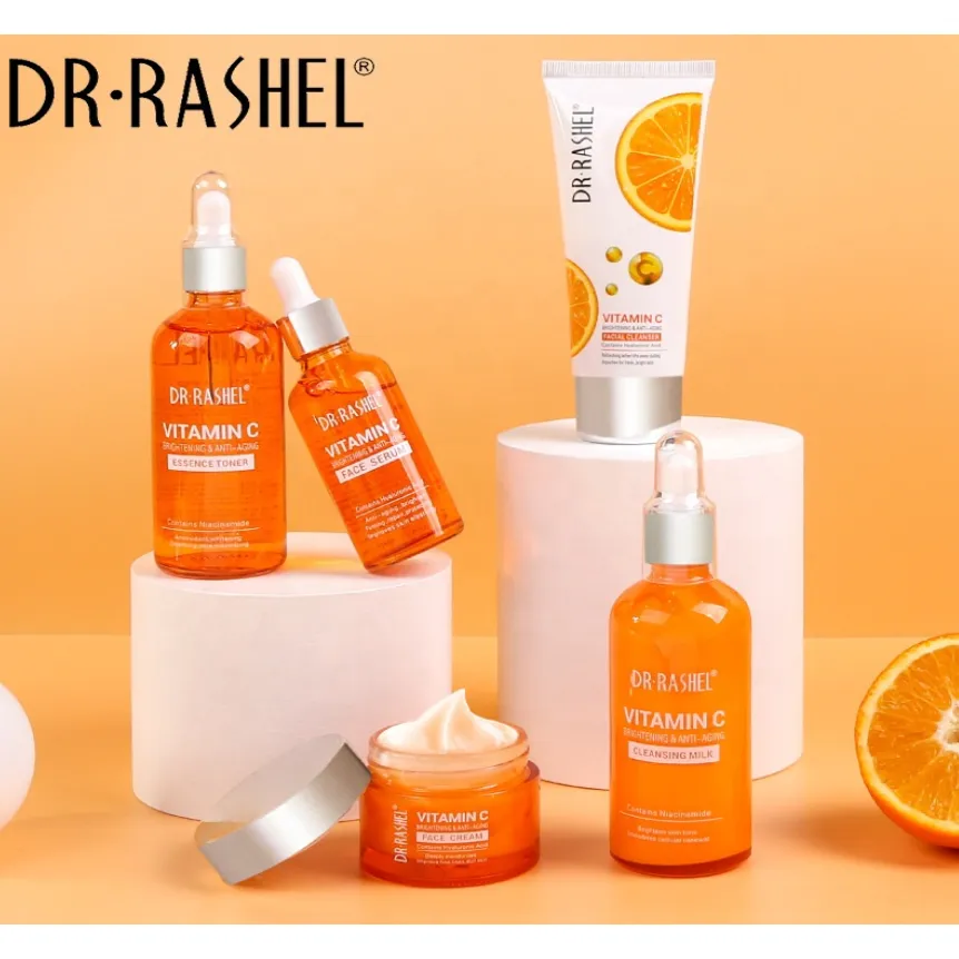 Dr. Rashel Vitamin C  Brightening & Anti Aging Skin Care Series 5 Piece Set