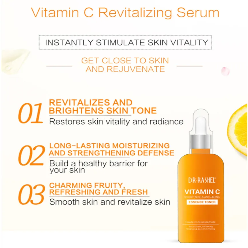 Dr. Rashel Vitamin C  Brightening & Anti Aging Skin Care Series 5 Piece Set