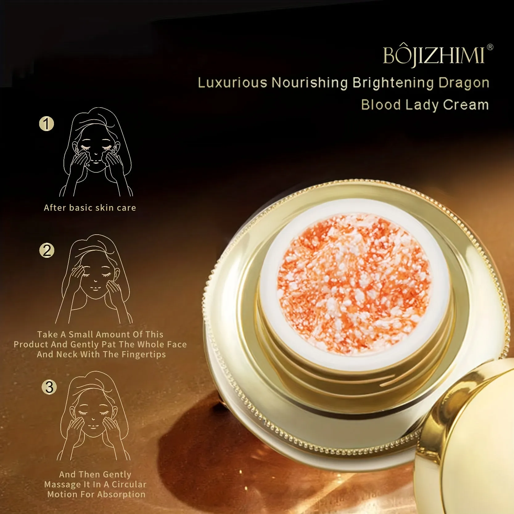Dragon Blood Lady Cream Nourishing Firming Moisturizer with Ginseng
