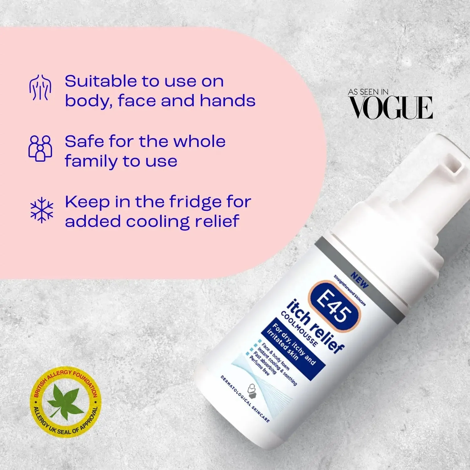 E45 Itch Relief Cool Mousse 100ml