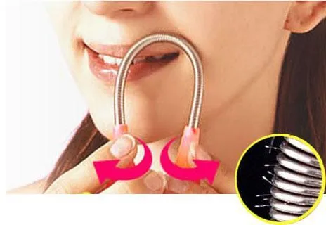 Facial Hair Remover Spring Epilator, Hair Remover Beauty Tool
