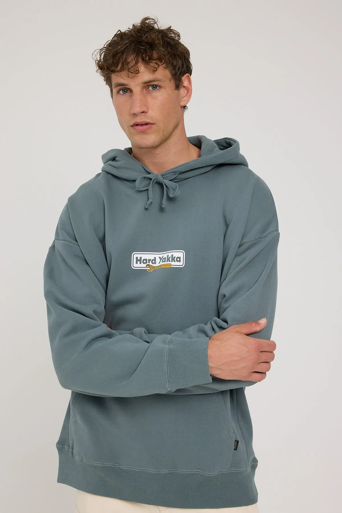 Hard Yakka Create HYC Mechanic Pull On Hood Scrubs Green