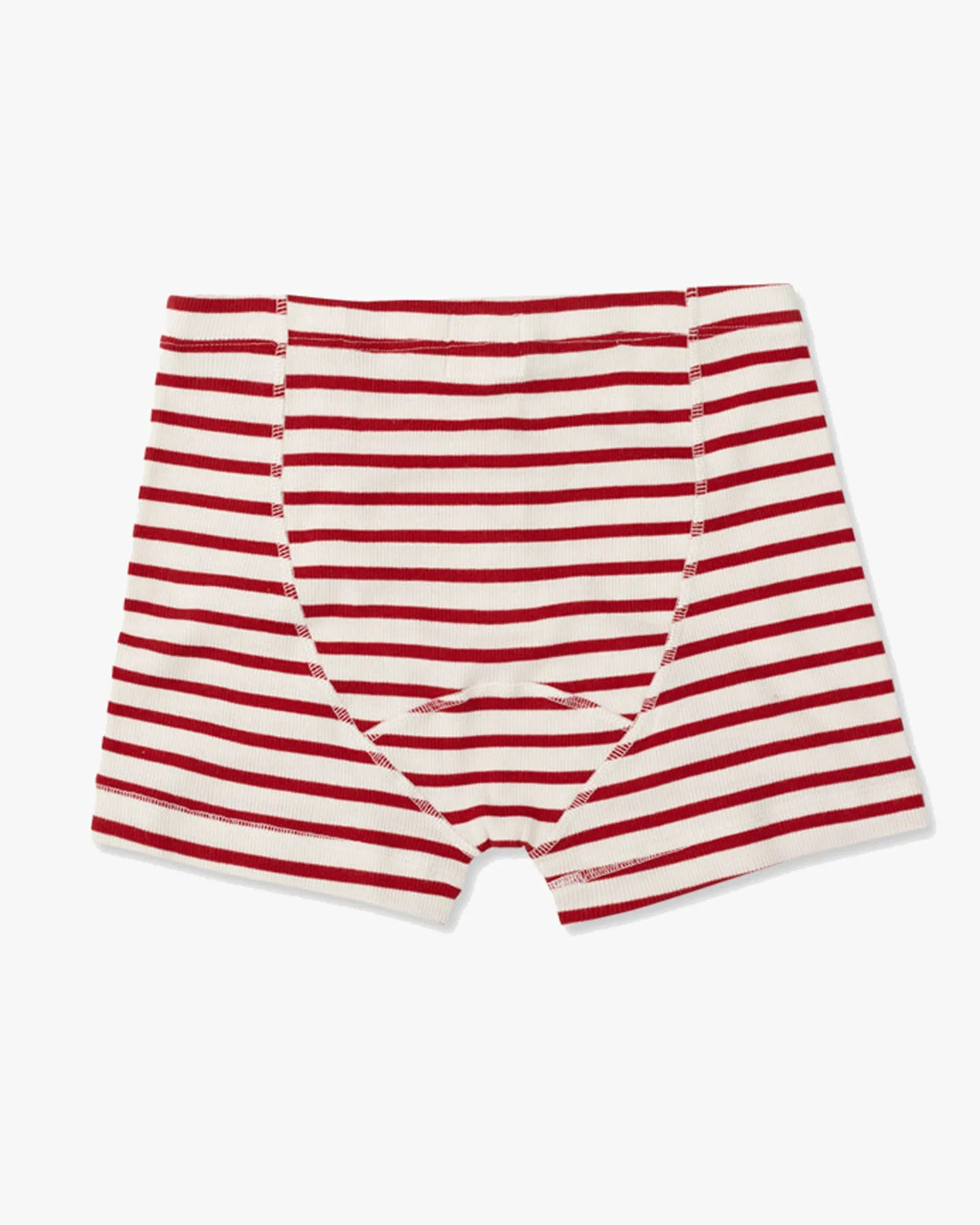 Hemen Biarritz Albar Breton Stripe Boxer Brief - Natural / Red