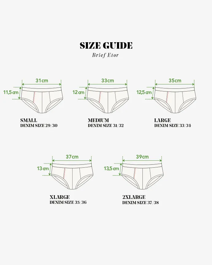 Hemen Biarritz Etor Brief - Green Clay