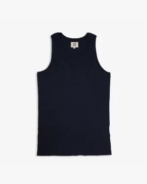 Hemen Biarritz Gari Ribbed Tank Top - Deep Marine