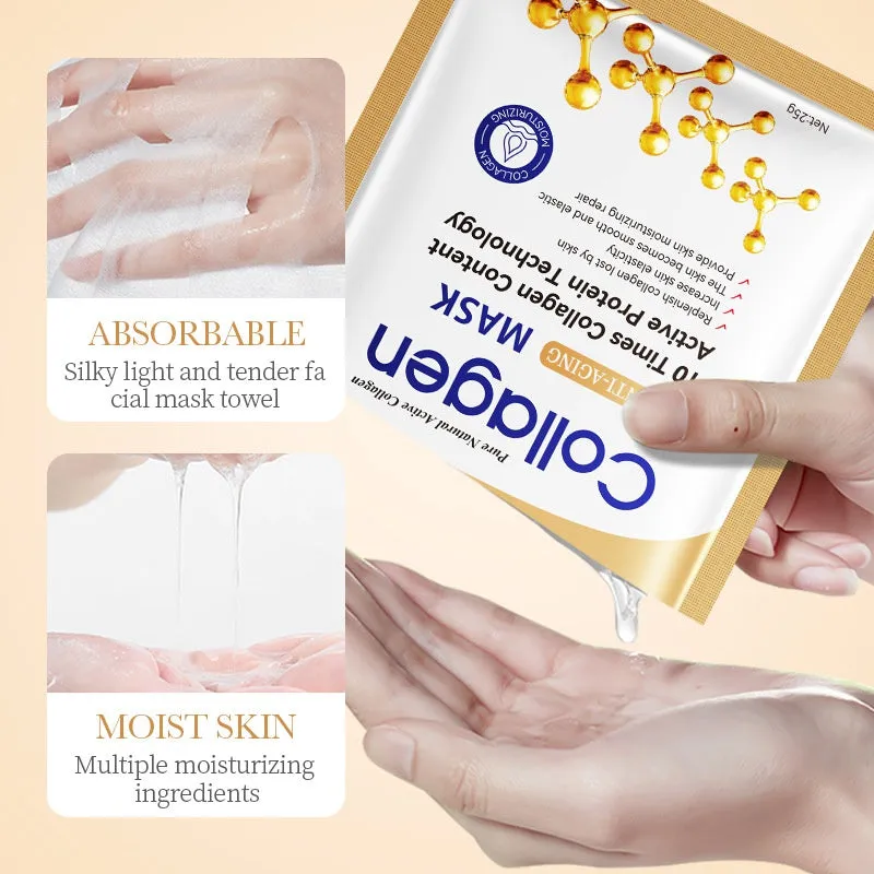 Hydrating Collagen Firming Face Mask for Smooth Moisturized Skin