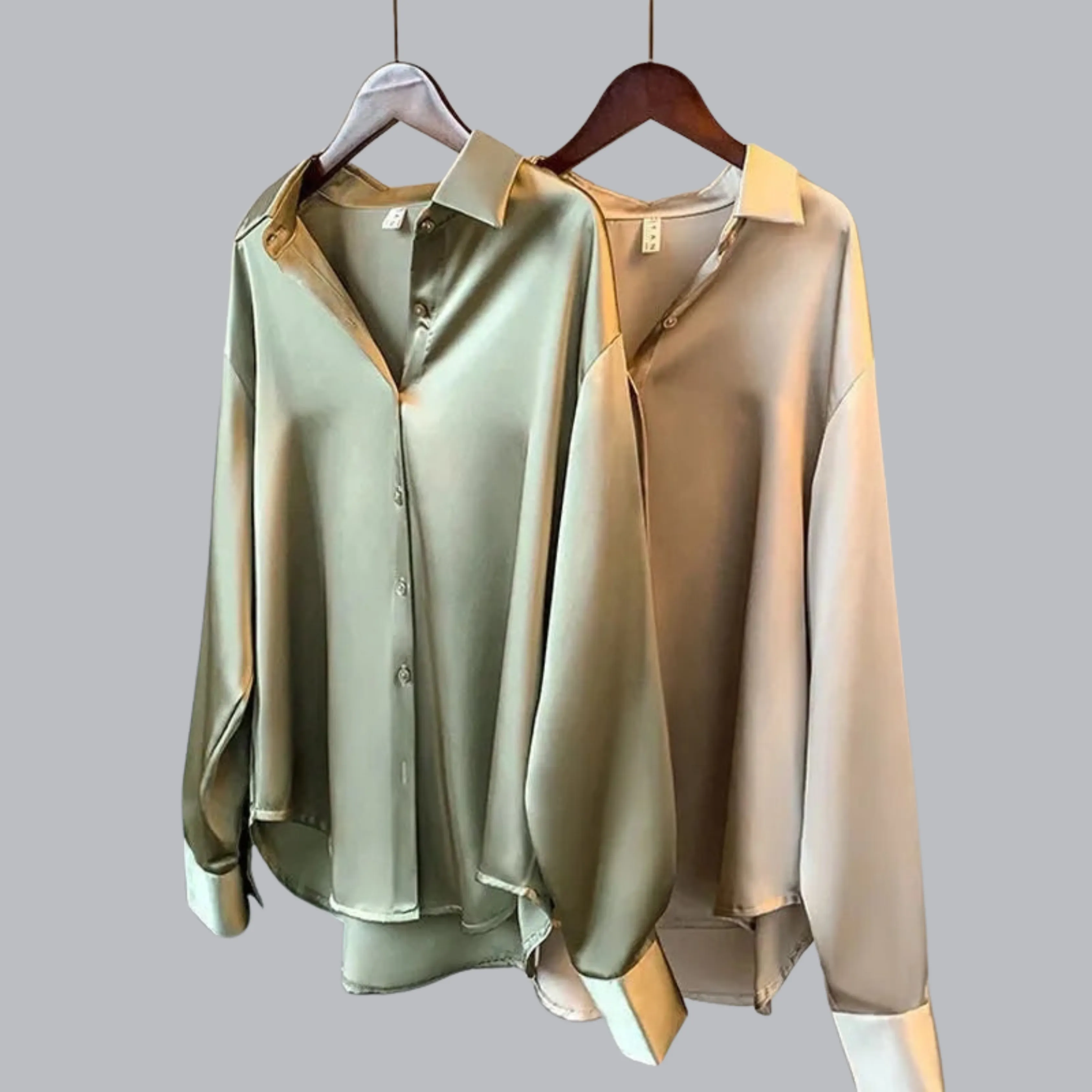 Irene - Elegant Blouse in High-Quality Satin