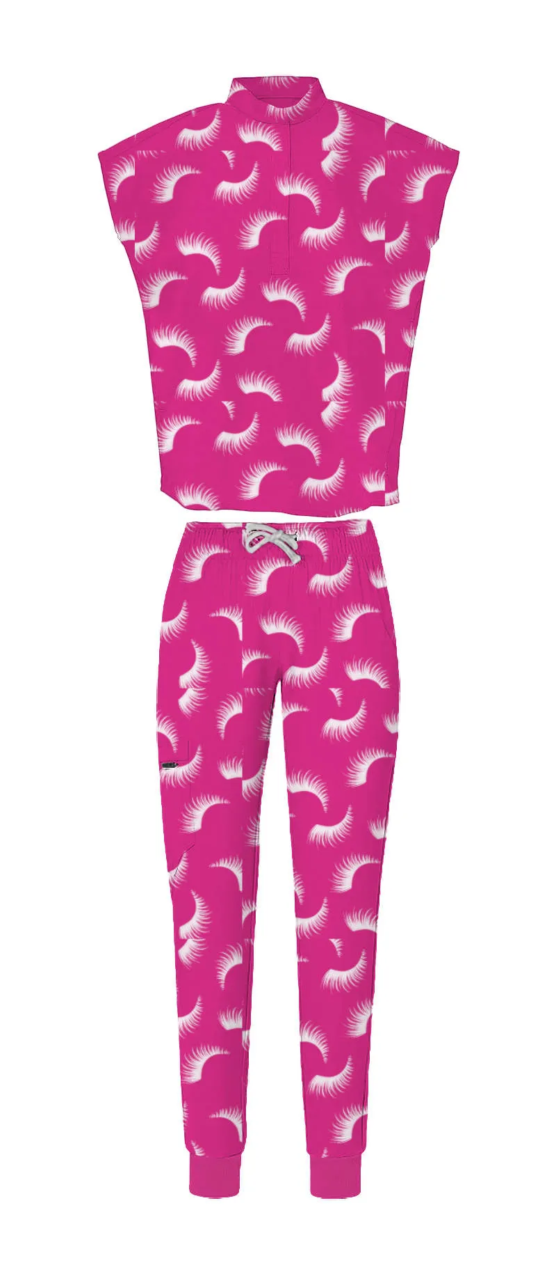 Lash Print Scrub Unifrom