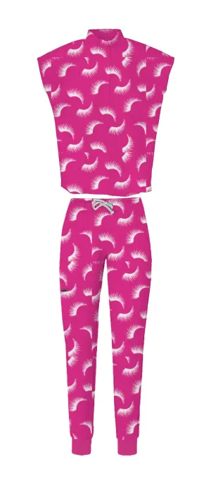Lash Print Scrub Unifrom
