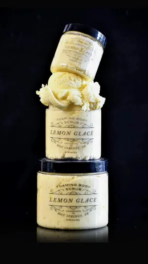Lemon Glac Foaming Body Scrub 8oz