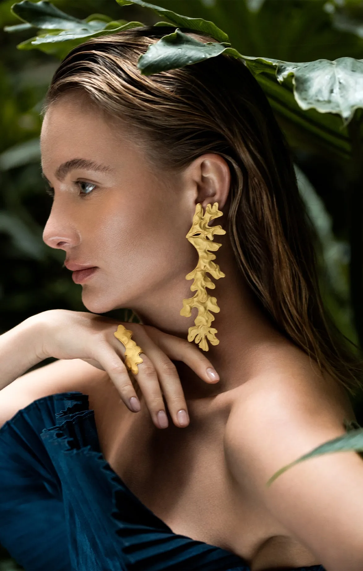 Matte Silver Detachable Earrings