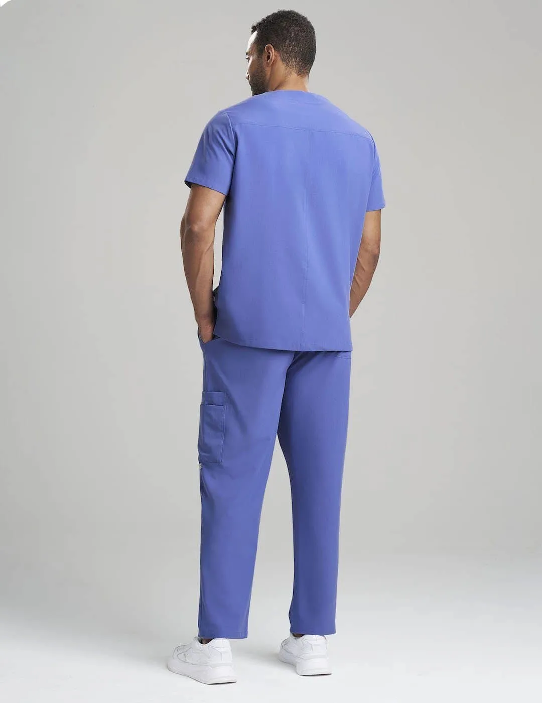 Mens 7-Pocket V-Neck Scrub Top