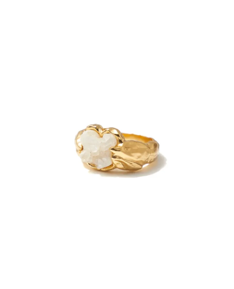 Mimi Et Toi Gold Clementine Crystal Ring