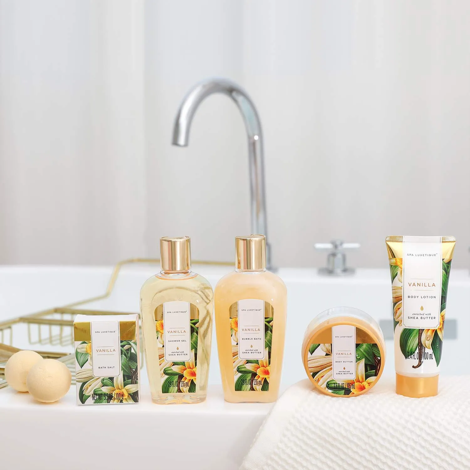 Mother's day Spa Gift Basket Vanilla Fragrance