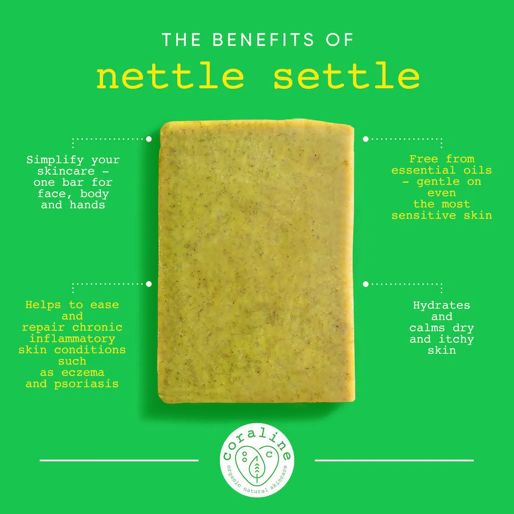 'Nettle Settle' - Organic Calendula and Nettle Soap Bar