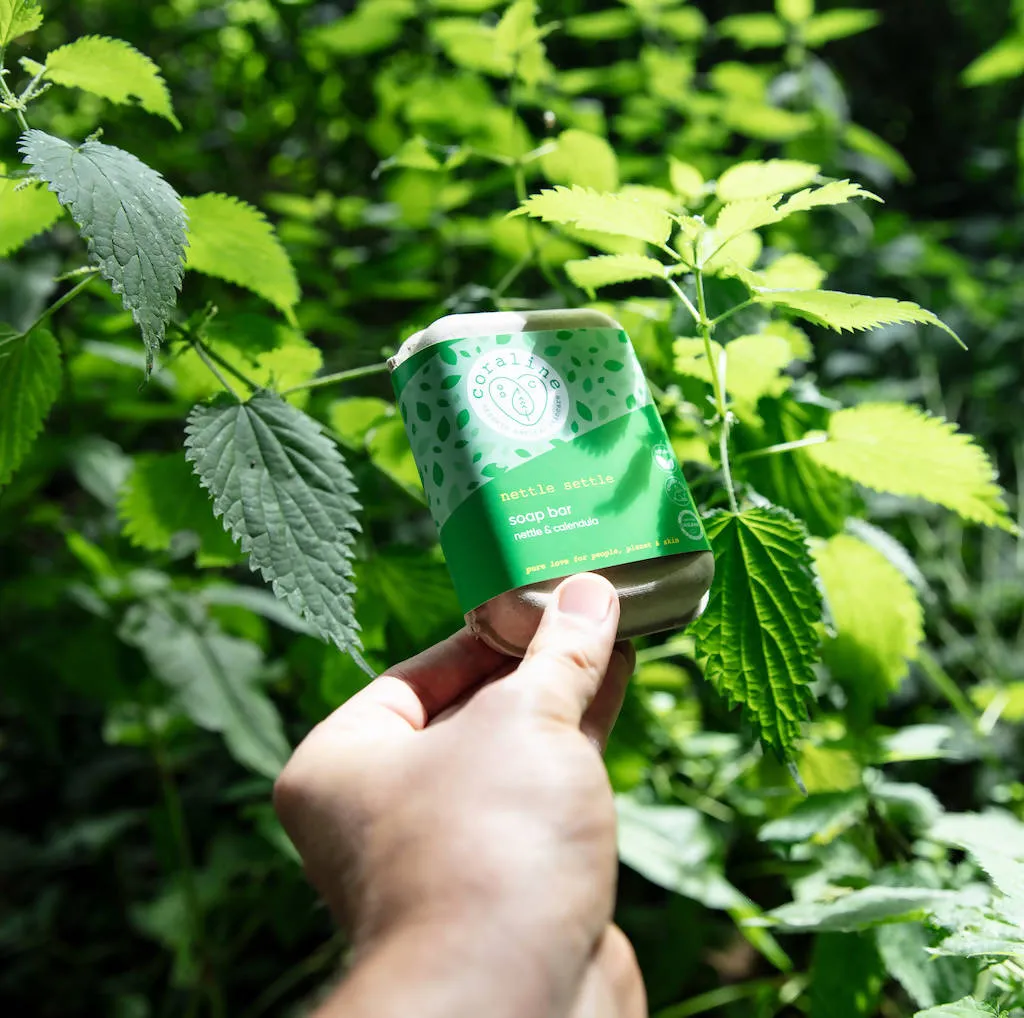 'Nettle Settle' - Organic Calendula and Nettle Soap Bar