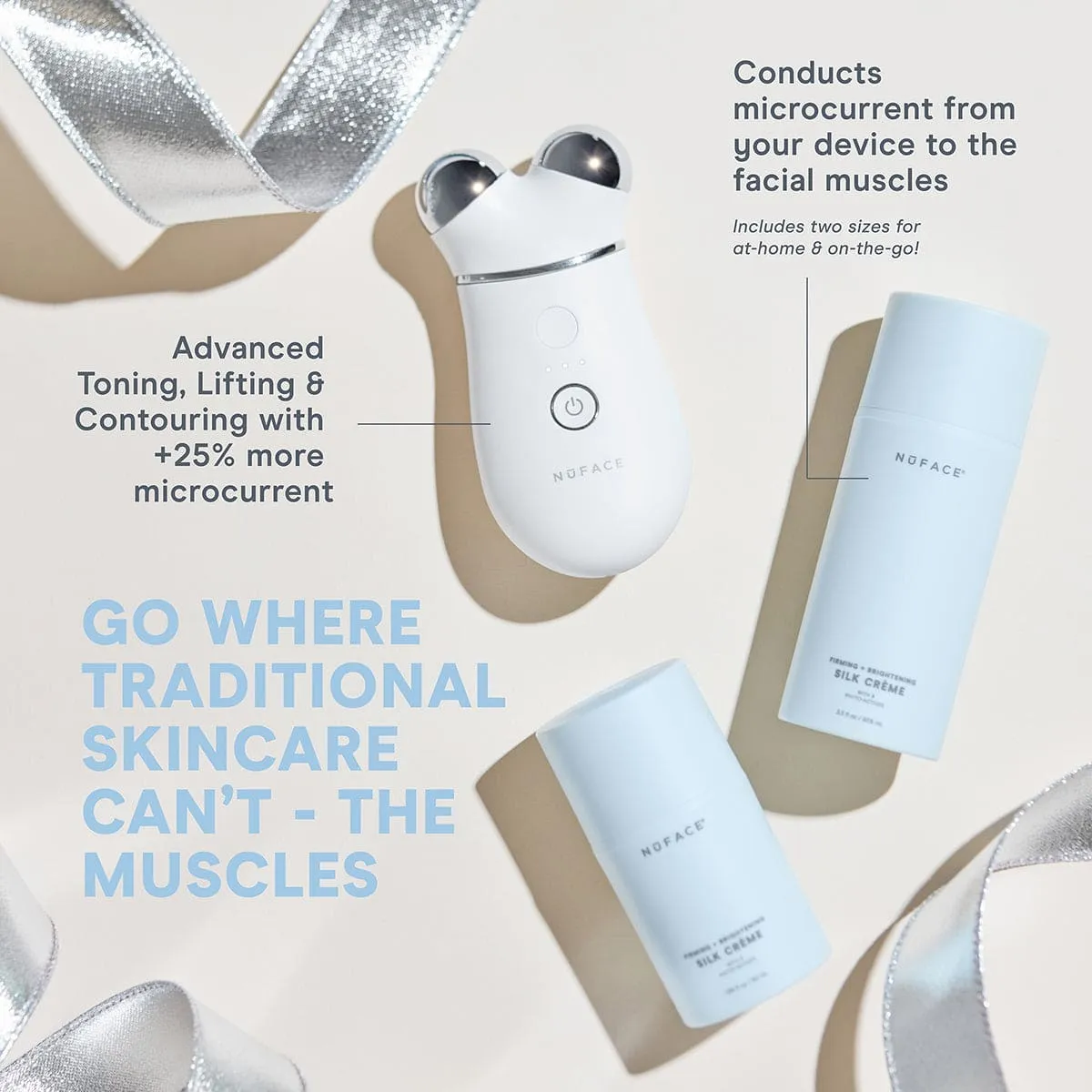 NuFACE TRINITY  Limited Edition Smart Advanced Facial Toning Routine