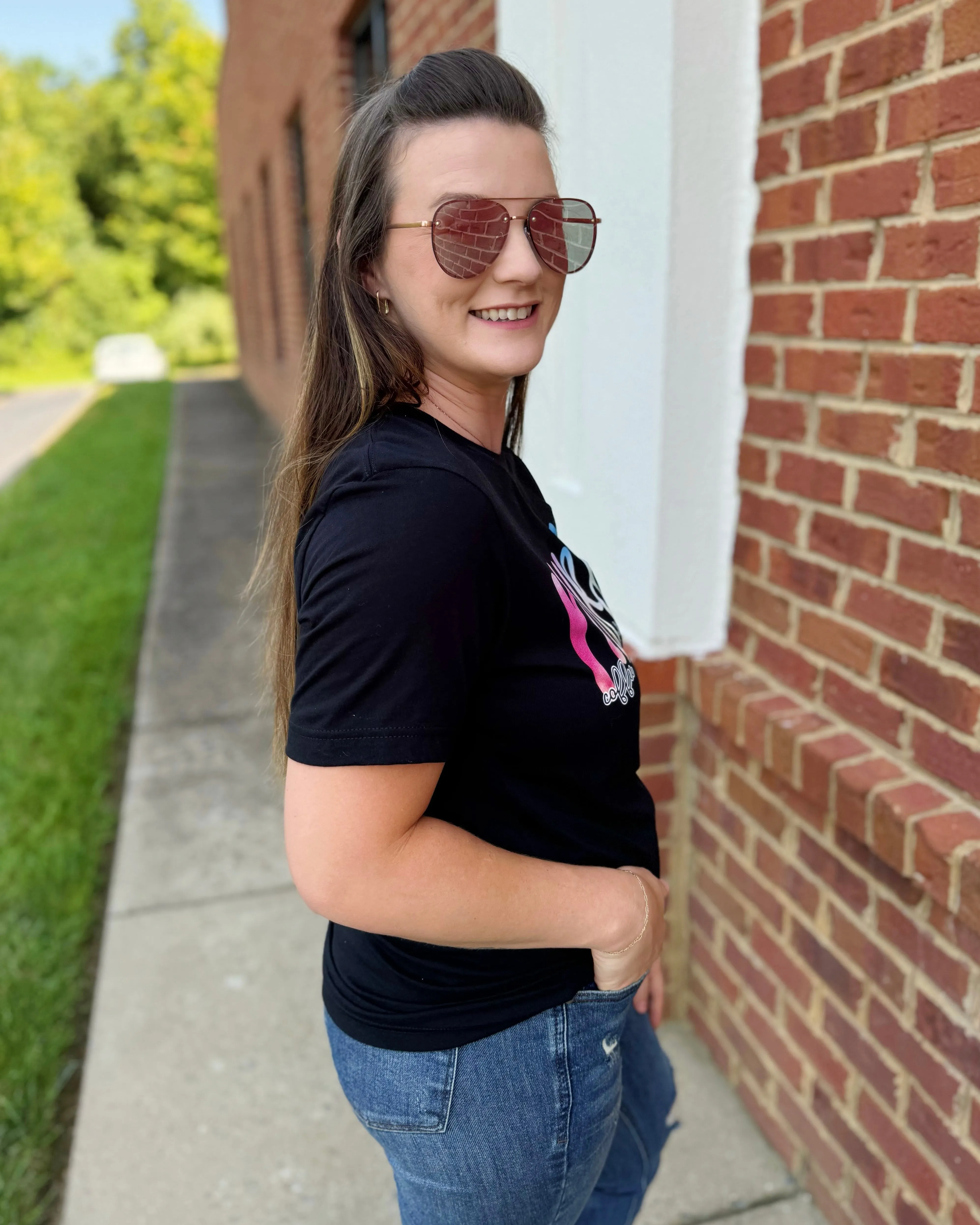 NURSE REG/CURVY Ombre Tee FINAL SALE