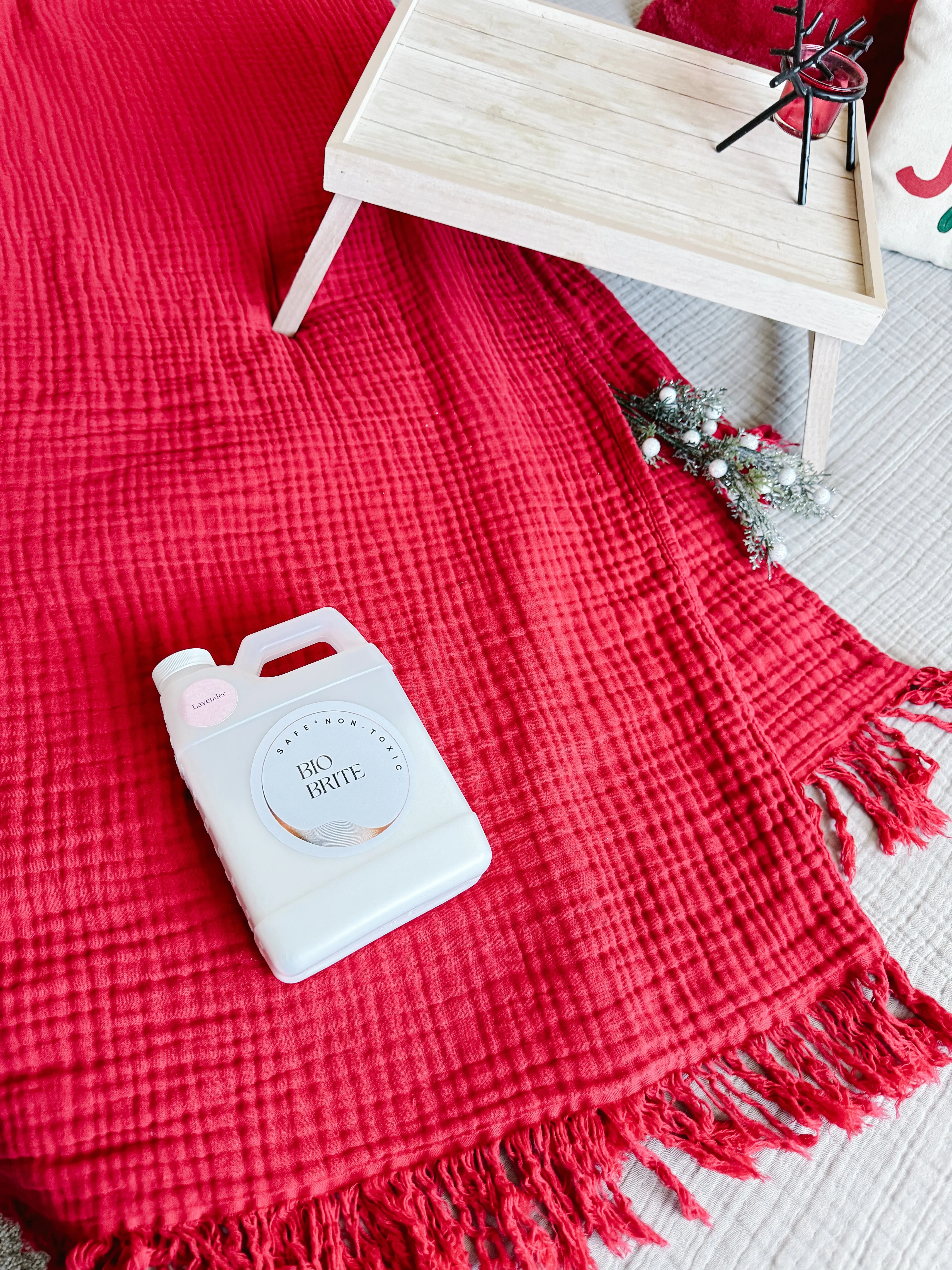 Oversized Fringe Breeze Throw
