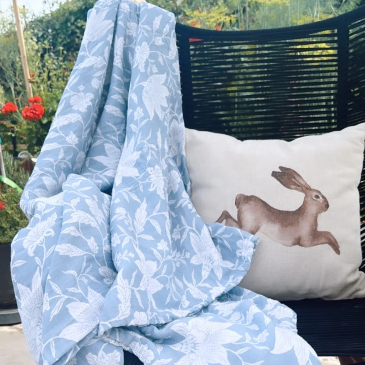 Oversized Fringe Breeze Throw