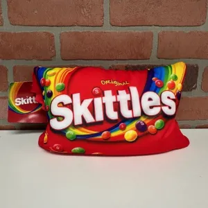 Plush -Skittles Microbead Pillow