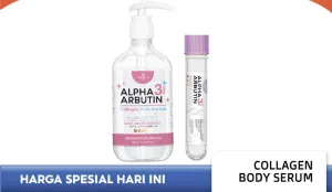 Precious Skin Thailand Alpha Arbutin 3Plus 10x Whitening Booster Collagen Body Serum 500ml