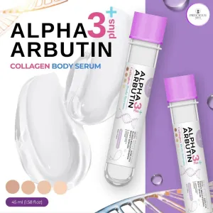 Precious Skin Thailand Alpha Arbutin 3Plus 10x Whitening Booster Collagen Body Serum/Serum 45ml