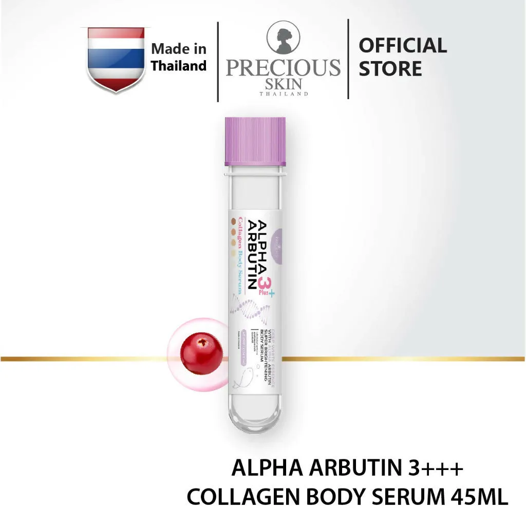 Precious Skin Thailand Alpha Arbutin 3Plus 10x Whitening Booster Collagen Body Serum/Serum 45ml