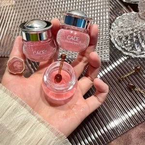 Rose Cherry Honey Peach Lip Gloss Natural Nourishing Lip Care