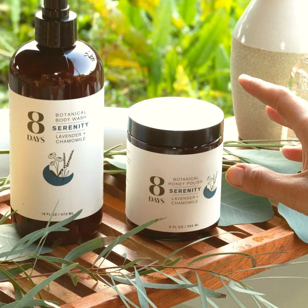 SERENITY BOTANICAL BODY POLISH Lavender   Chamomile