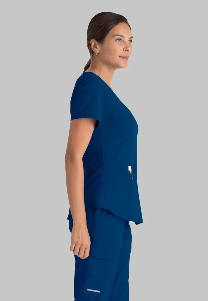 Skechers Vitality Three-Pocket Scrub Top