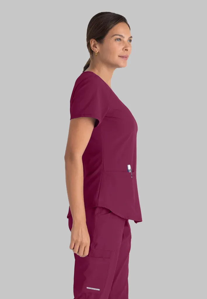 Skechers Vitality Three-Pocket Scrub Top