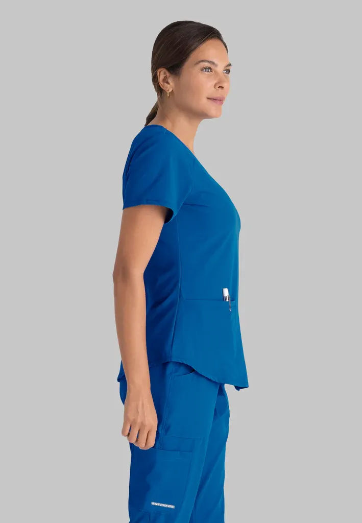 Skechers Vitality Three-Pocket Scrub Top