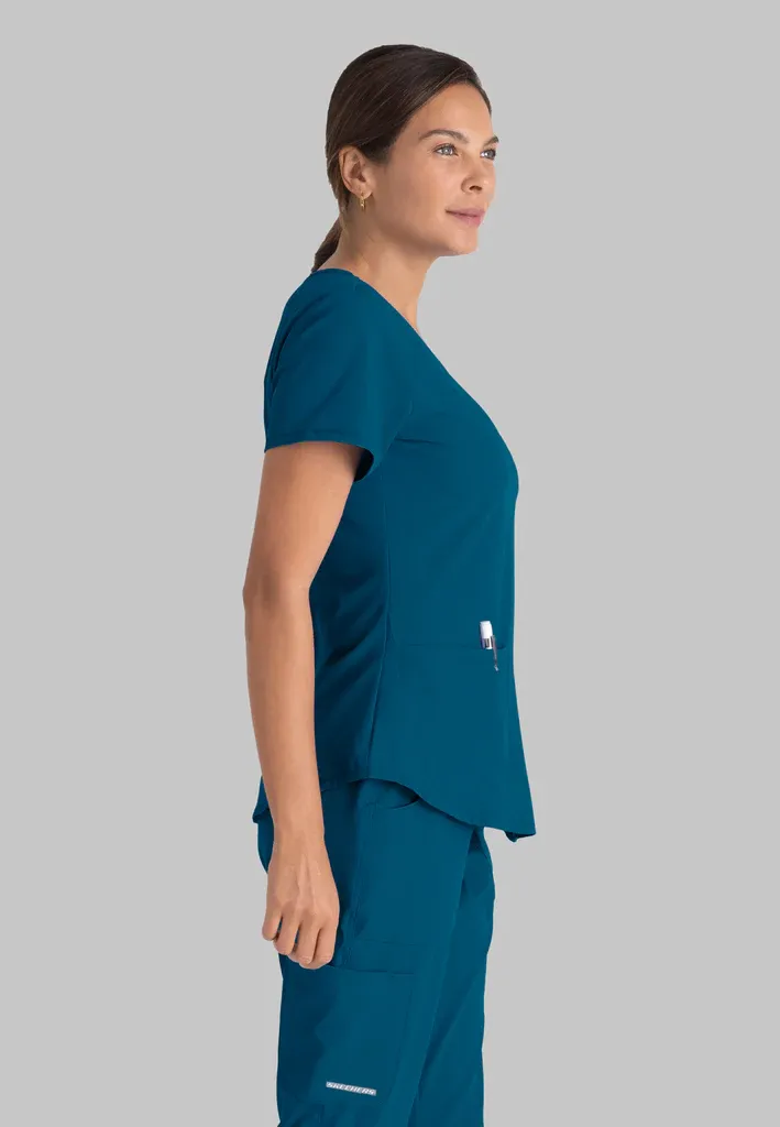 Skechers Vitality Three-Pocket Scrub Top