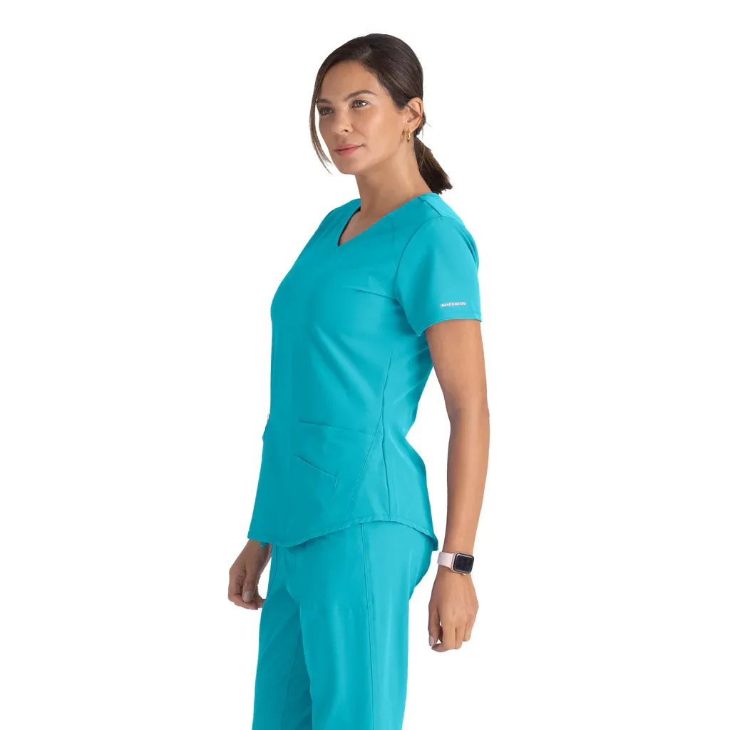 Skechers Vitality Three-Pocket Scrub Top