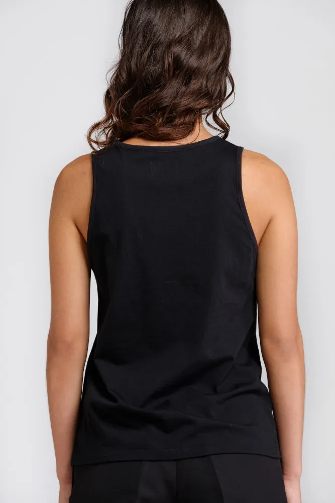 Tank top in natural organic cotton
