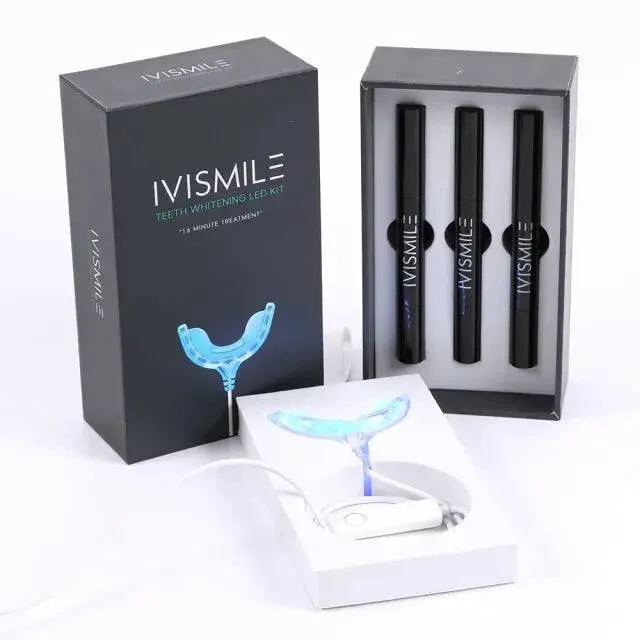 Teeth Whitening Kit With Led Light Tooth Whiterner Gel Set Home Use Oral Care Bleach Remove Dental Stains Tools
